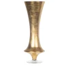 Vaso Silvia in foglia d'oro