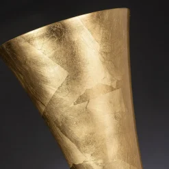 Vaso Silvia in foglia d'oro