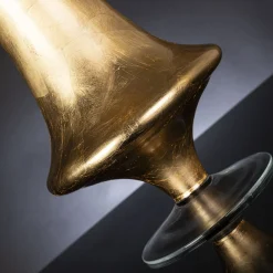 Vaso Silvia in foglia d'oro