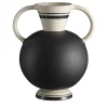 Vaso Situla in bianco e nero di Ugo La Pietra