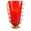 Vaso Stmatcordon rosso e oro