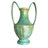 Vaso tradizionale ad anfora verde gocciolante