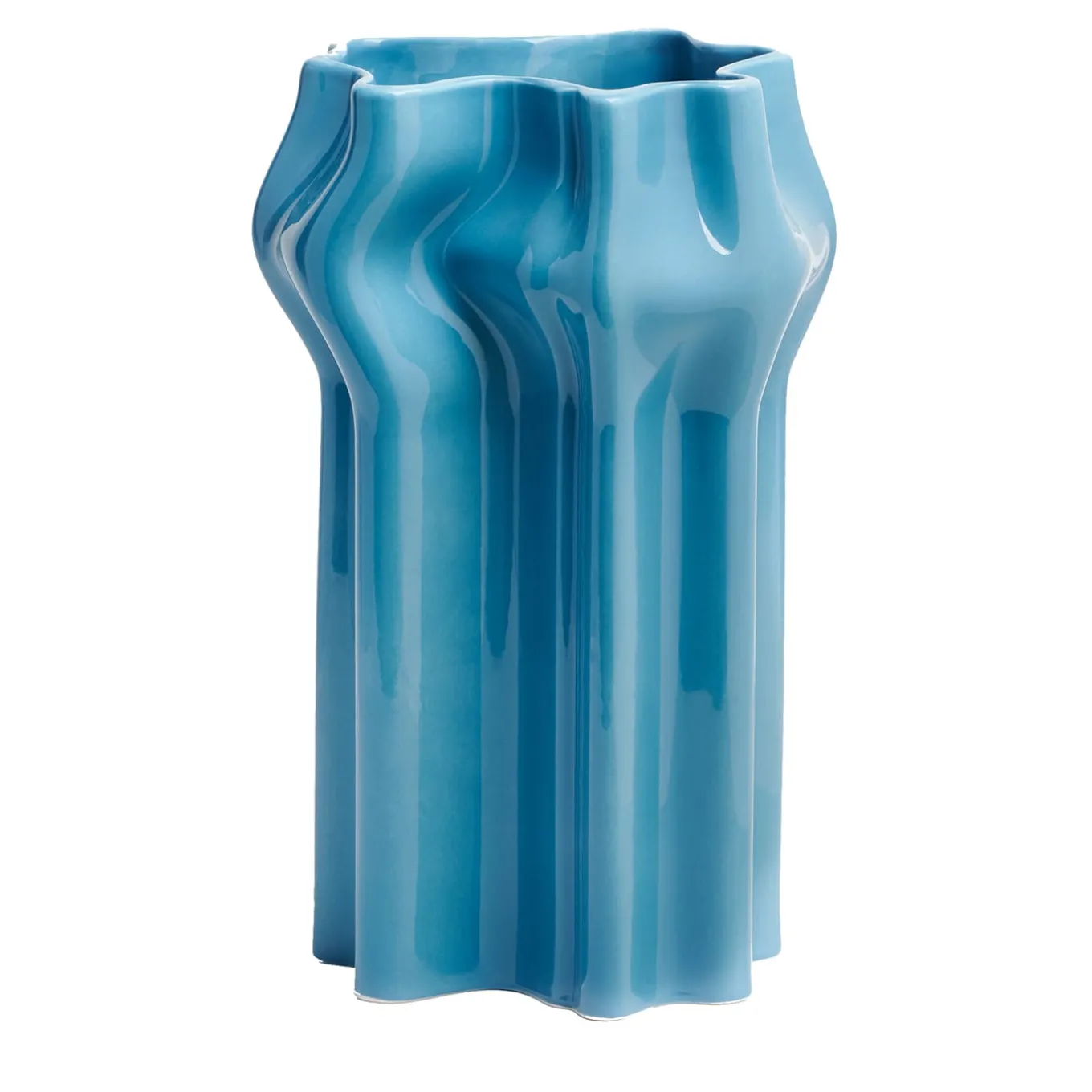 Vaso turchese Gonfiato