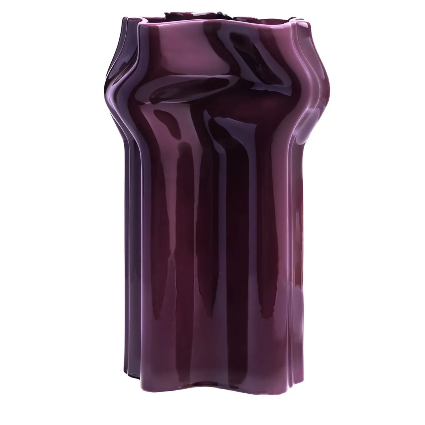 Vaso viola Gonfiato