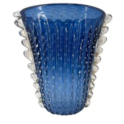 Vaso V-Shaped Balloton blu navy e trasparente
