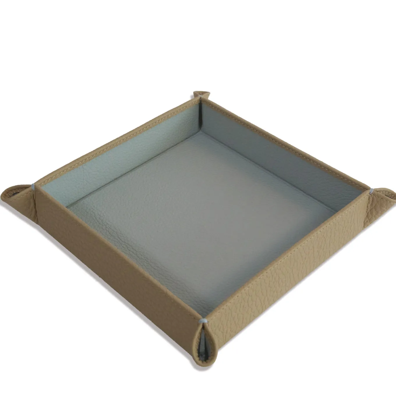Vassoio a tasca vuota Michelangelo beige e grigio
