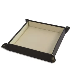 Vassoio a tasche vuote Michelangelo nero e crema