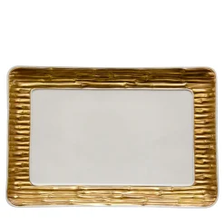 VASSOIO IN BAMBÙ - ORO