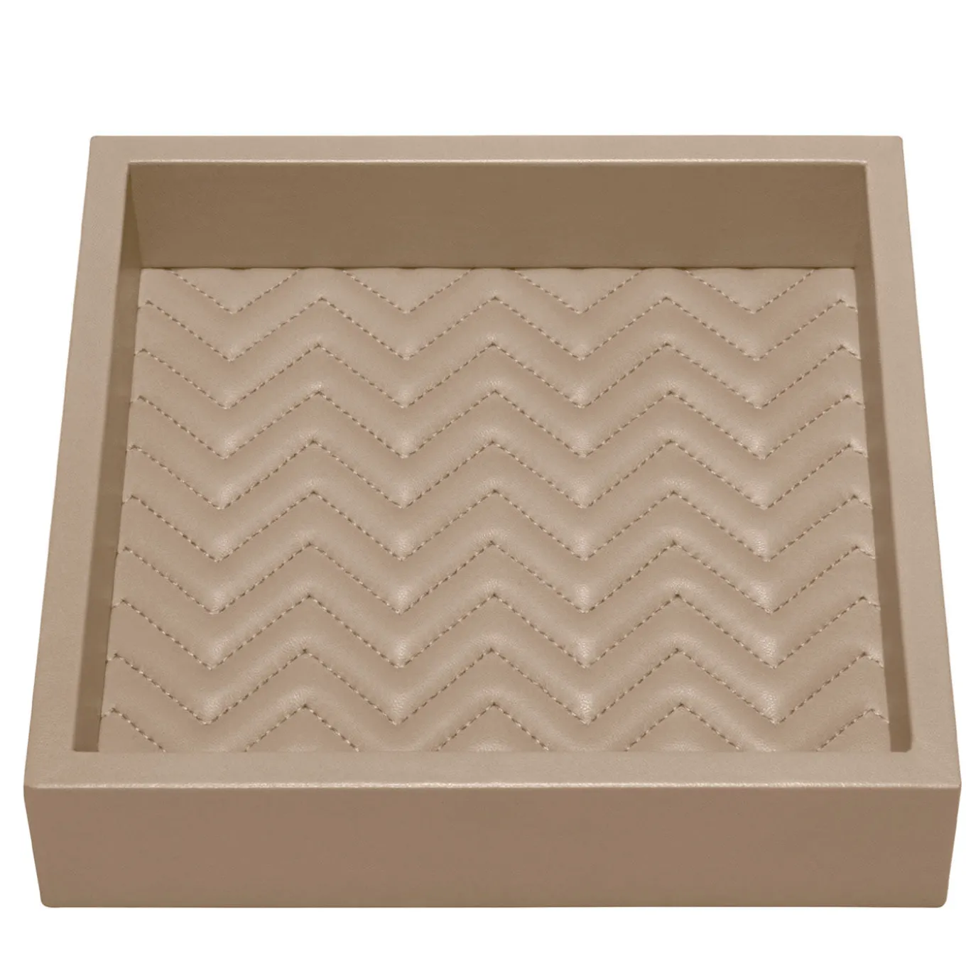 Vassoio portavalori quadrato Febe a spina di pesce