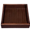 Vassoio portavalori quadrato Febe Ebony Lines