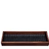 Vassoio rettangolare lungo Febe Ebony Lines