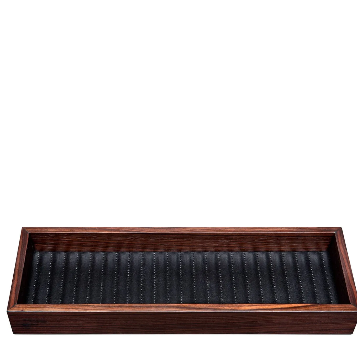 Vassoio rettangolare lungo Febe Ebony Lines
