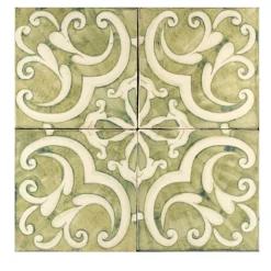 Verde Collina Set di 4 piastrelle #5