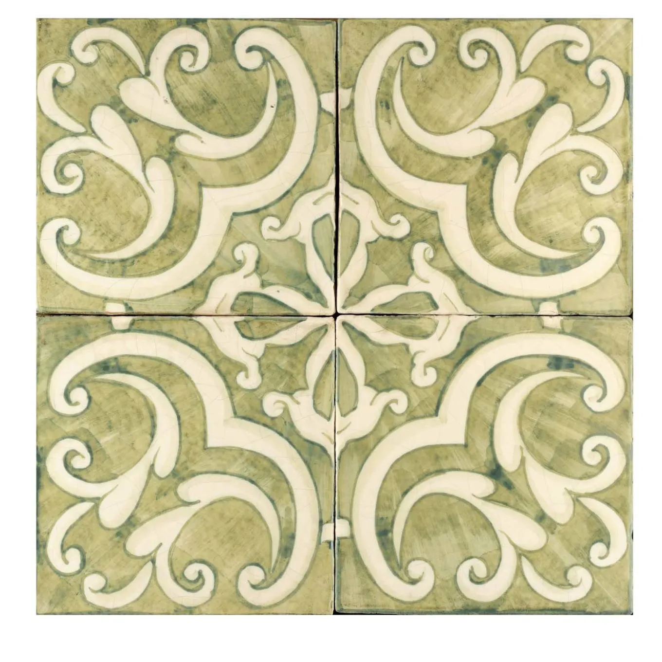 Verde Collina Set di 4 piastrelle #5