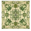 Verde Collina Set di 4 piastrelle #1