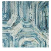 Victoria's Artwork Rivestimento murale bianco e blu