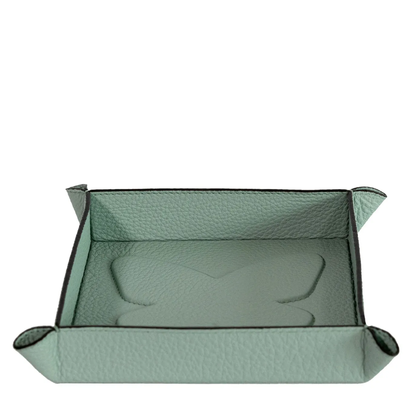 Vide-Poche Michelangelo Butterfly in pelle verde smeraldo