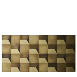 Vita 3D Orbitale Set di 10 piastrelle in ottone brunito